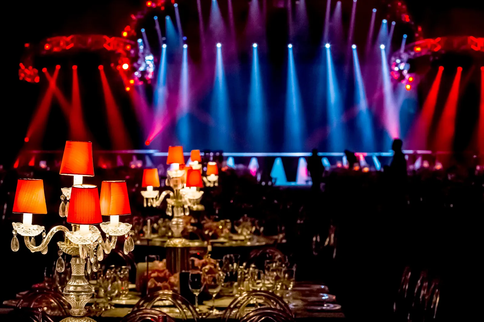 Escenario de un evento musical